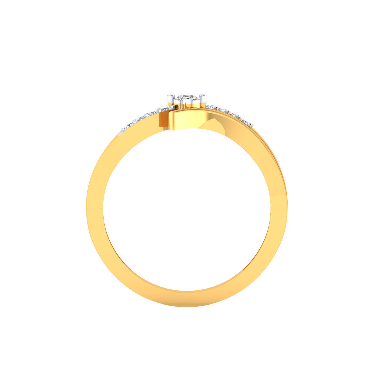 Women Wedding Engagement Ring STL OBJ FBX Renders Details 3D print model_1