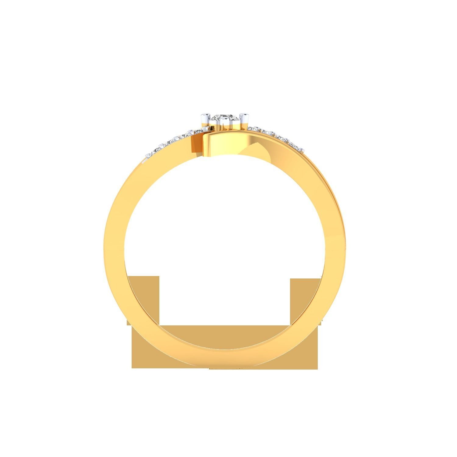 Women Wedding Engagement Ring STL OBJ FBX Renders Details 3D print model_9