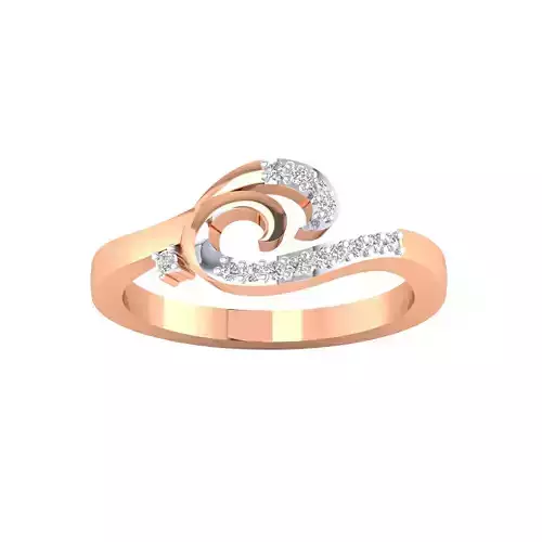 Women Wedding Engagement Ring STL OBJ FBX Renders Details