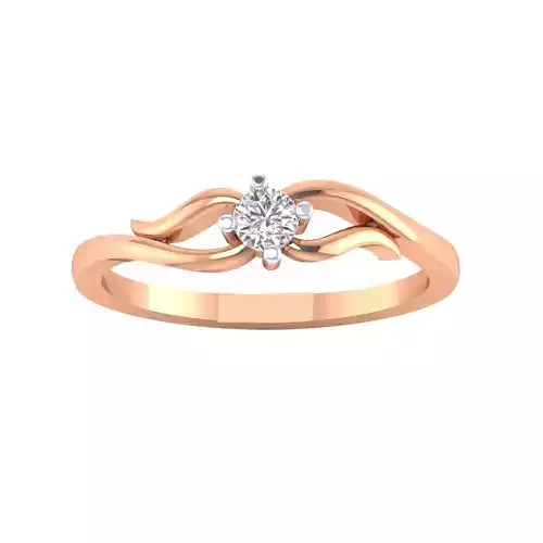 Women Wedding Engagement Ring STL OBJ FBX Renders Details