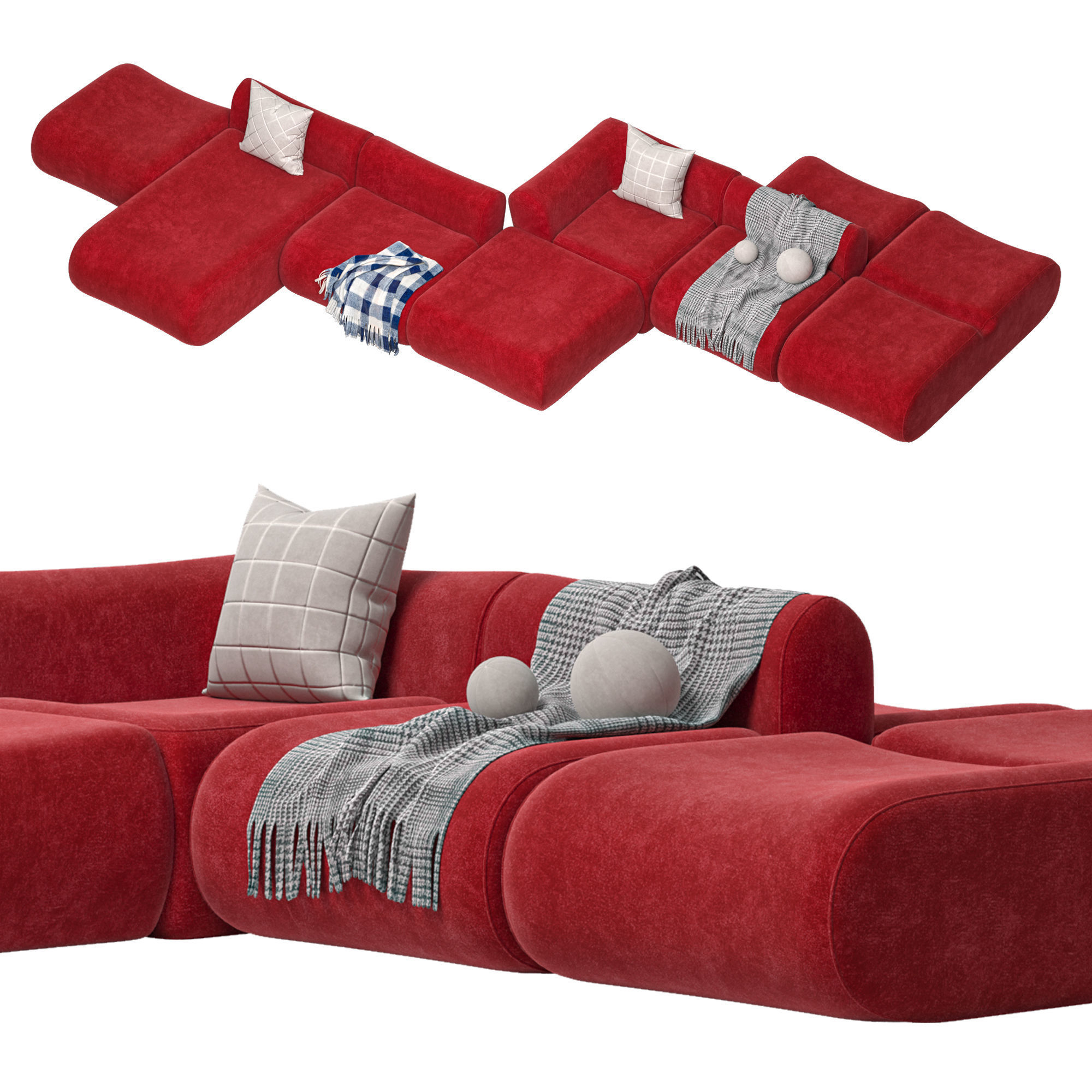 Modular Sofa Jardan Furneture 3D model_1