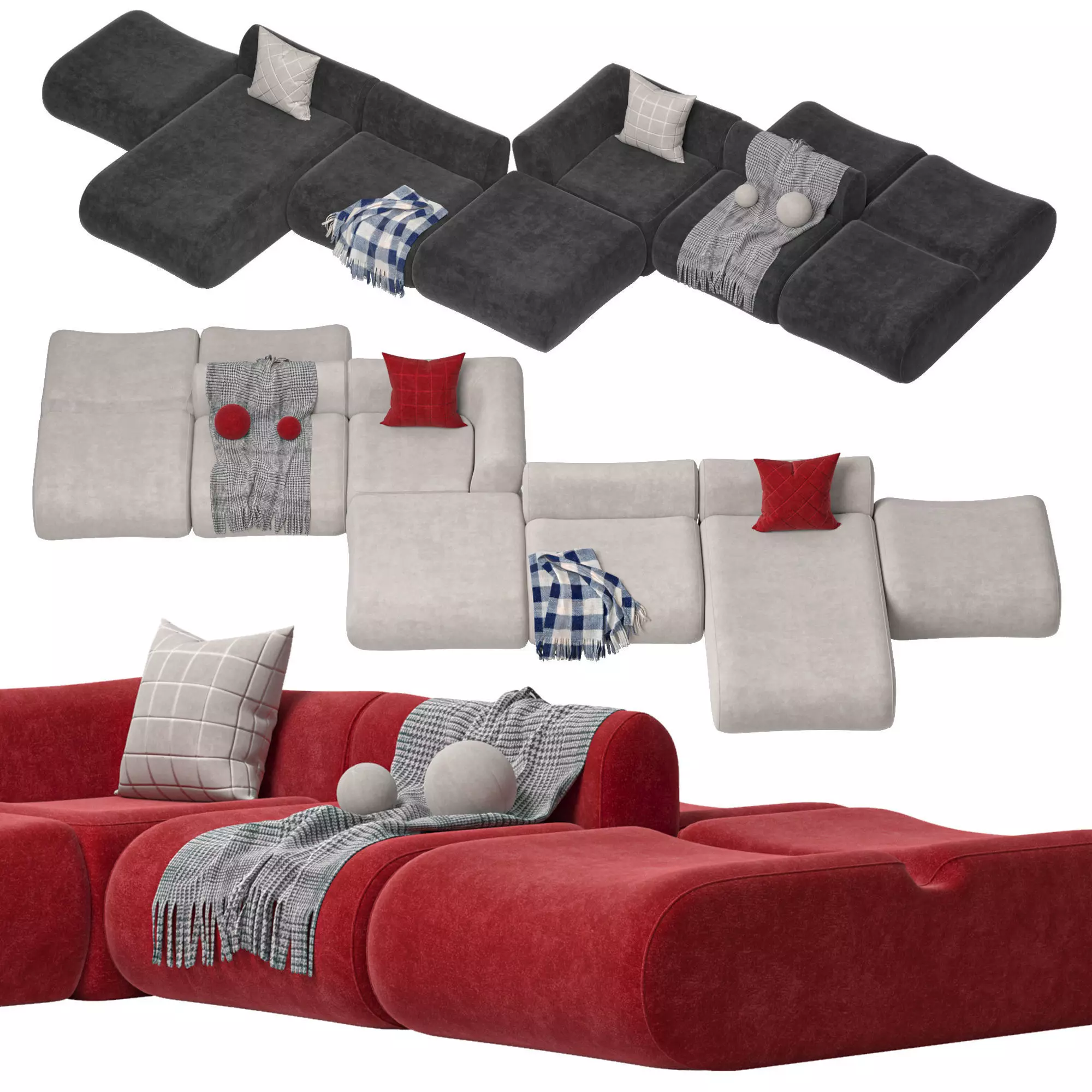 Modular Sofa Jardan Furneture 3D model_0