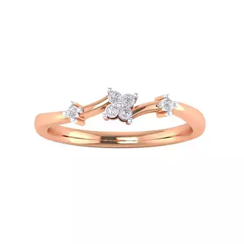 Women Wedding Engagement Ring STL OBJ FBX Renders Details