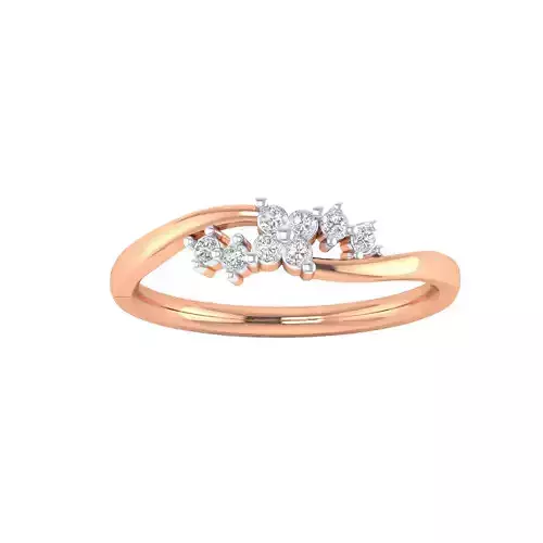 Women Wedding Engagement Ring STL OBJ FBX Renders Details
