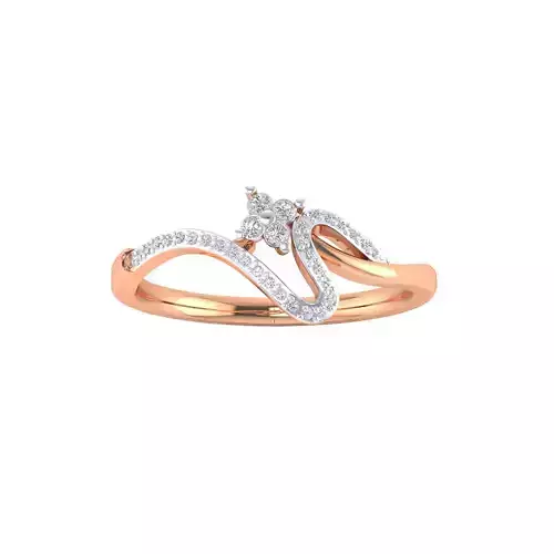 Women Wedding Engagement Ring STL OBJ FBX Renders Details