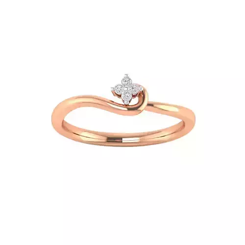 Women Wedding Engagement Ring STL OBJ FBX Renders Details 3D print model