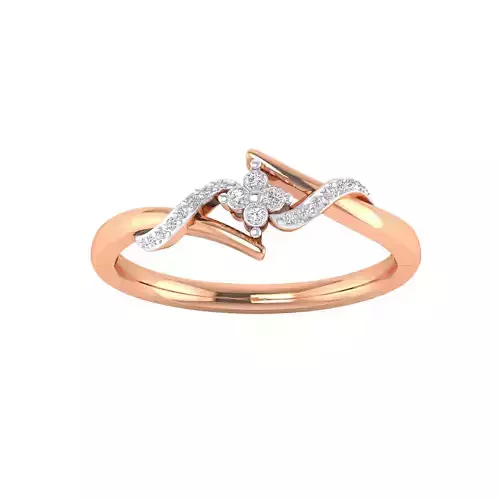 Women Wedding Engagement Ring STL OBJ FBX Renders Details