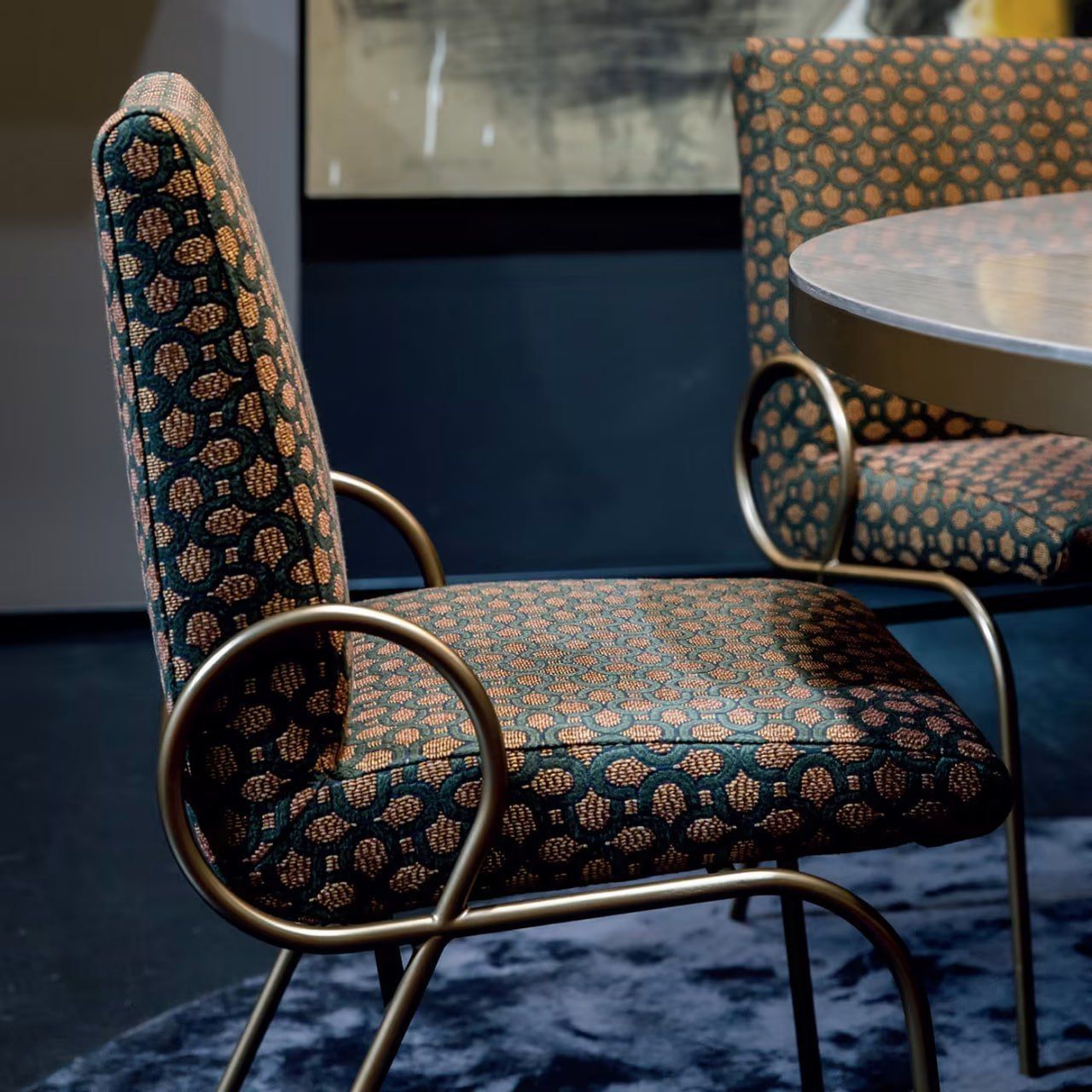 Bloom chair Low-poly 3D model_3