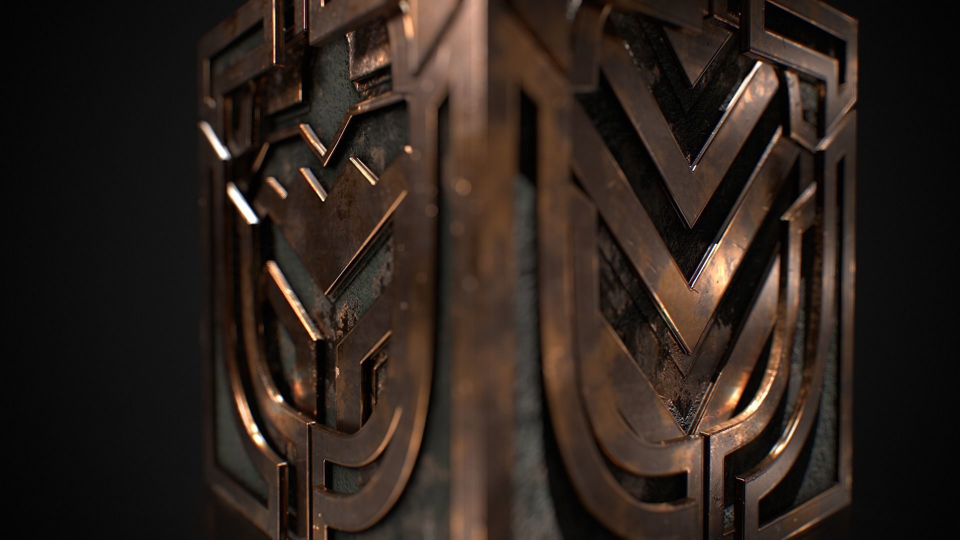 Hextech Crafting Box Low-poly 3D model_6