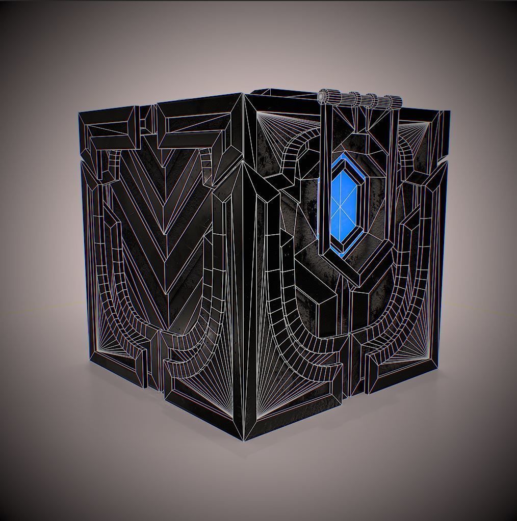 Hextech Crafting Box Low-poly 3D model_8