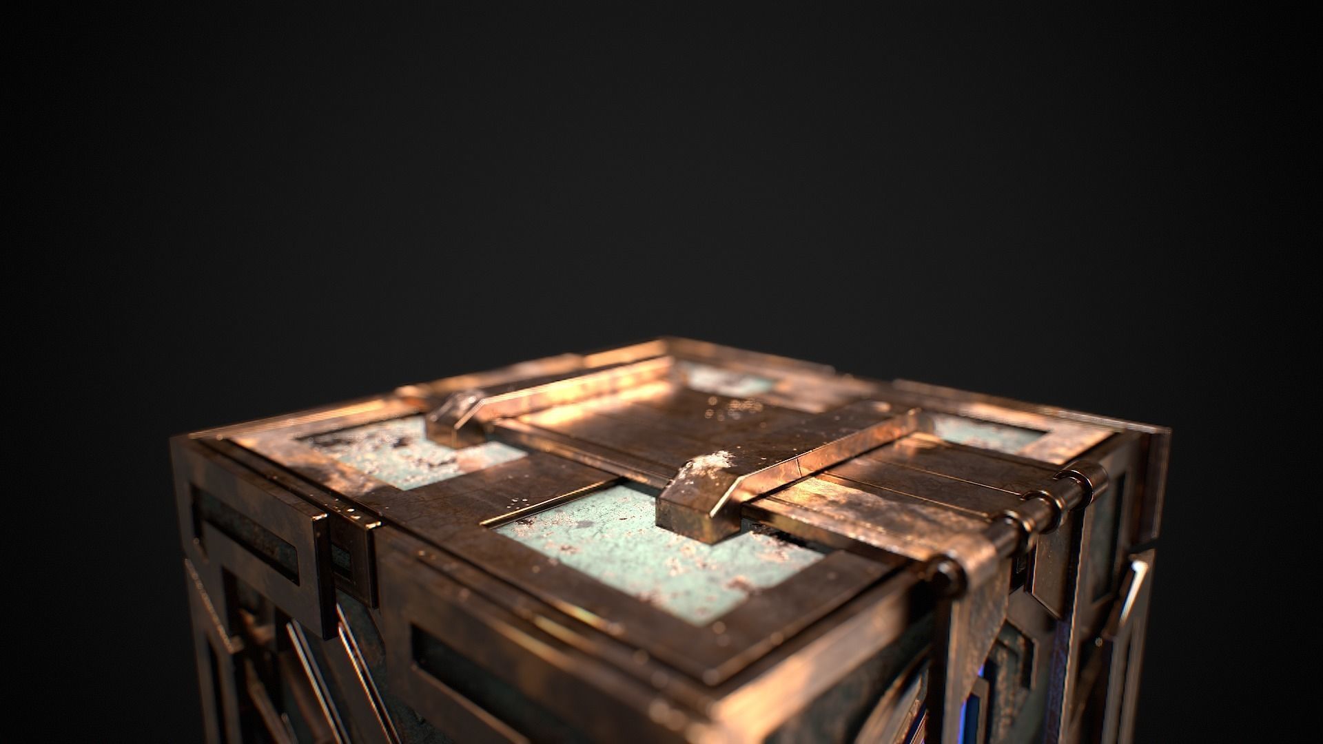 Hextech Crafting Box Low-poly 3D model_5