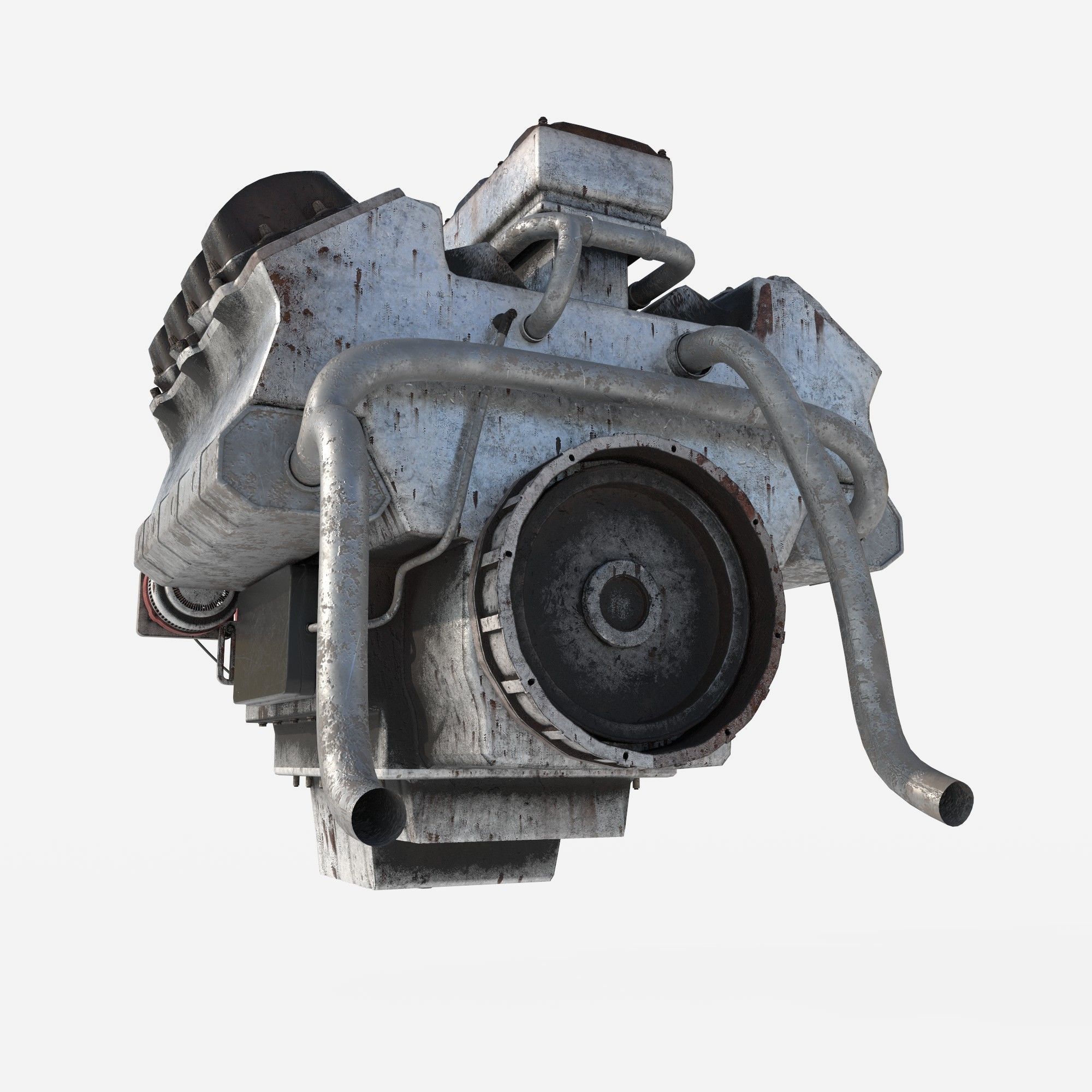 engine old 3D model_2