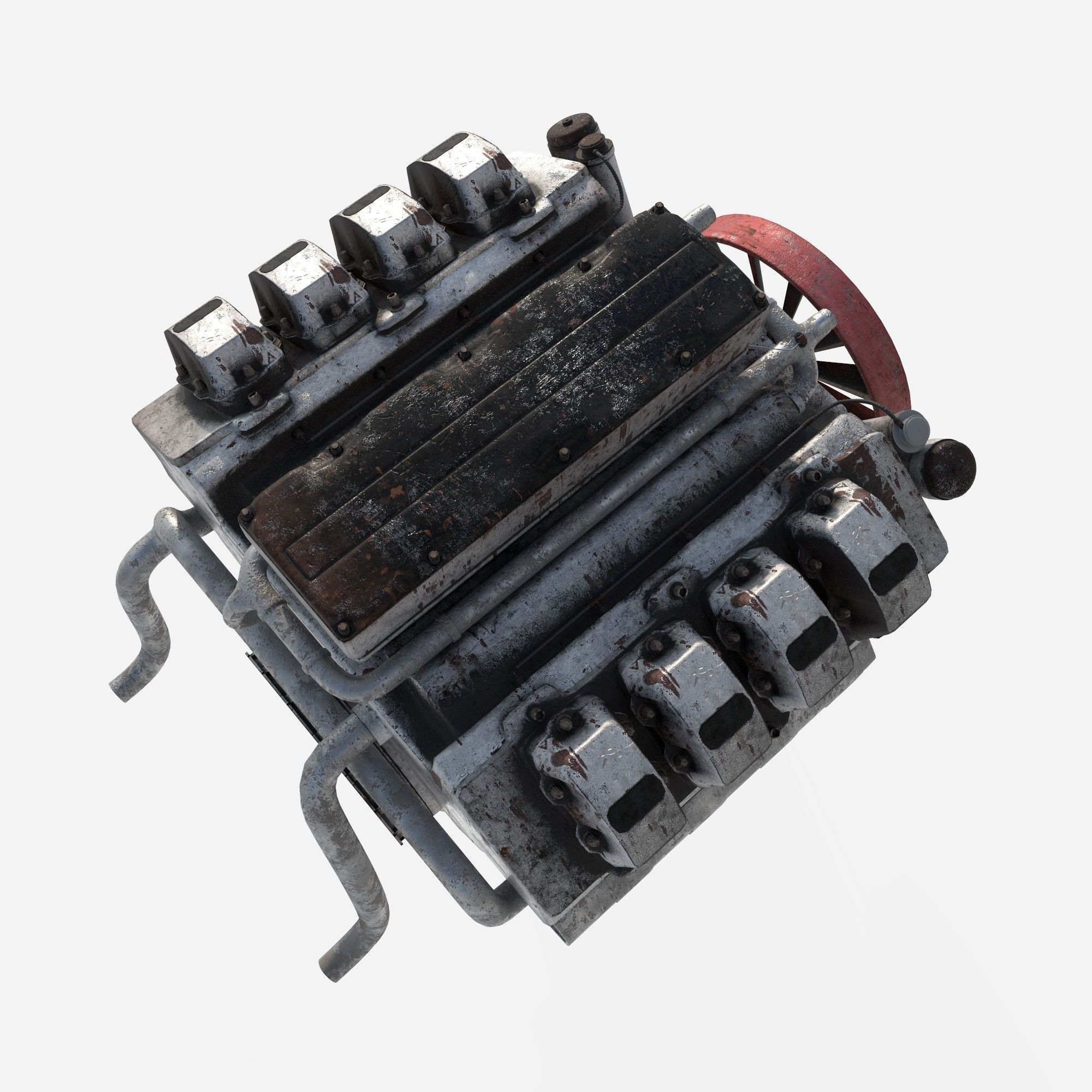 engine old 3D model_4