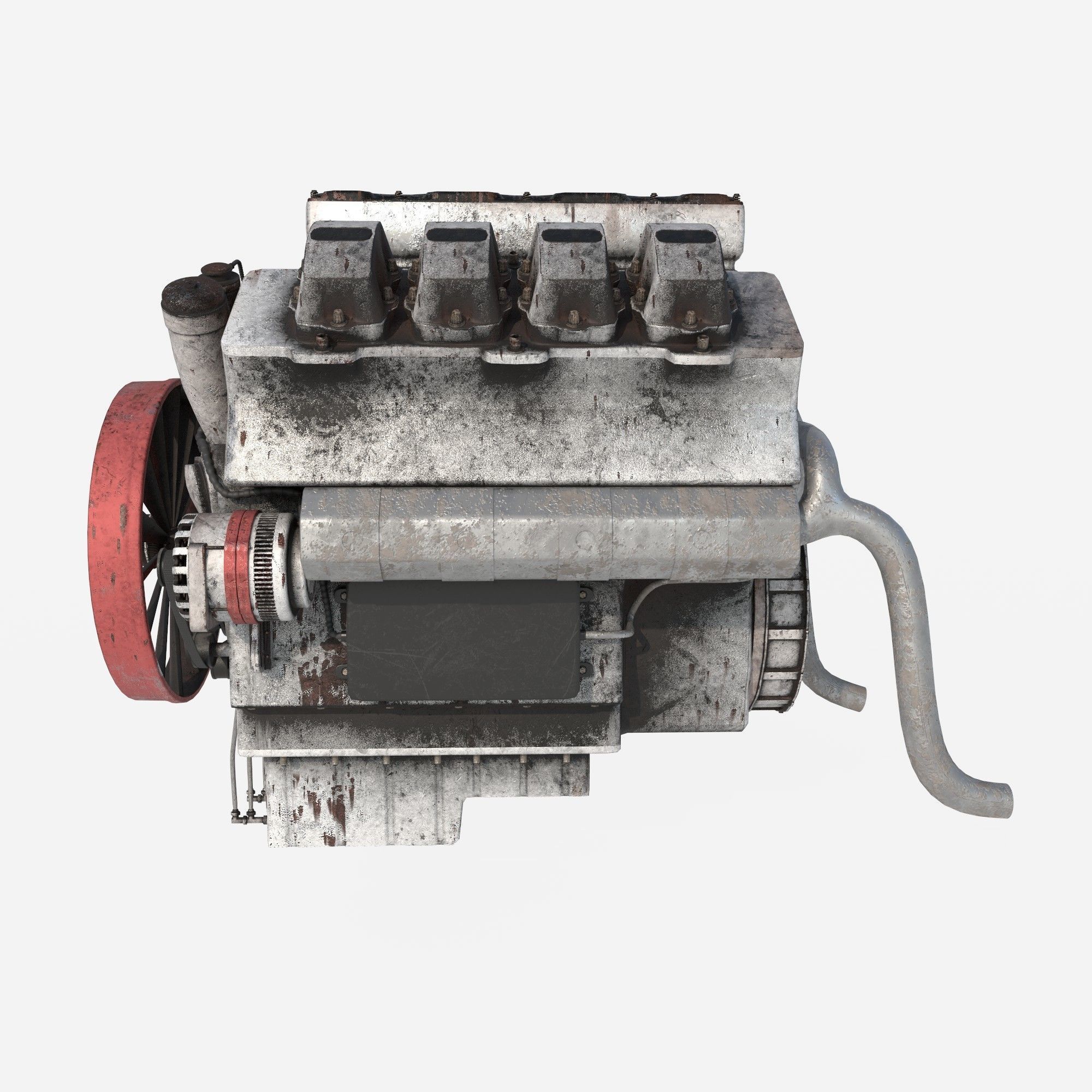 engine old 3D model_8