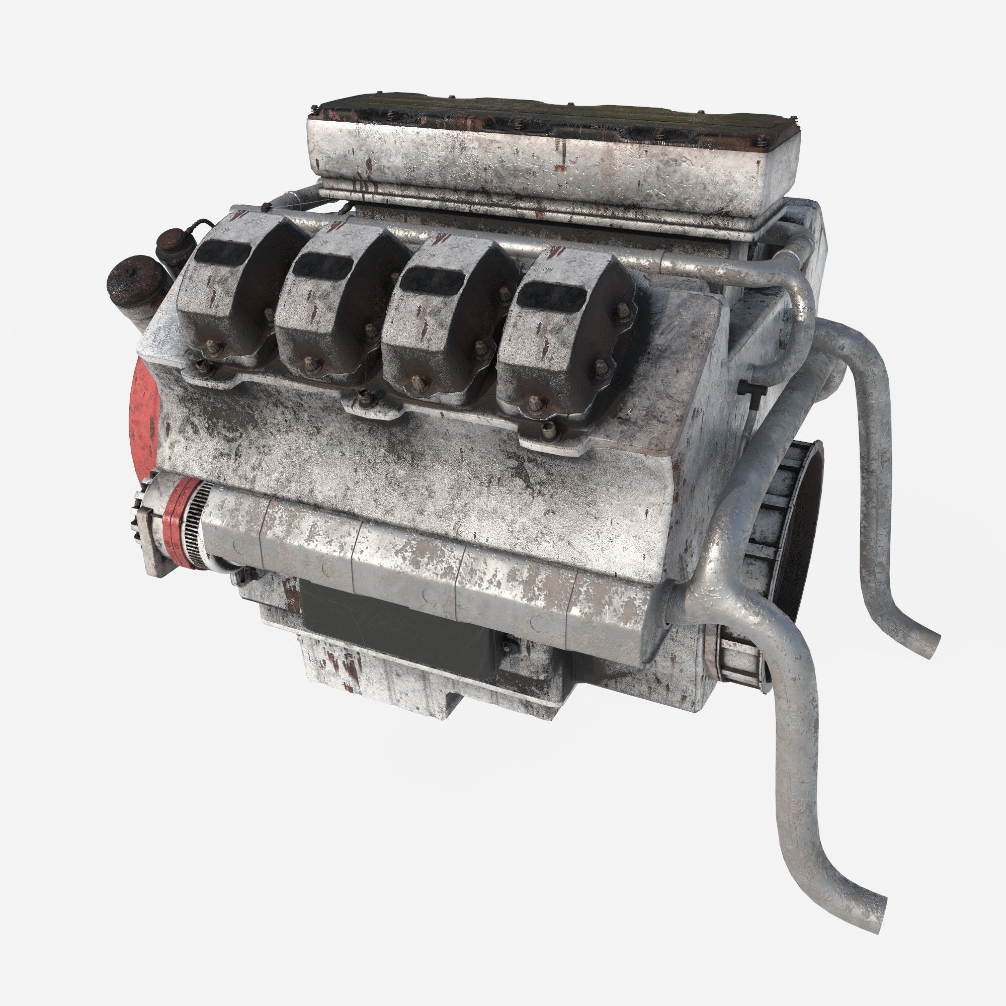 engine old 3D model_1