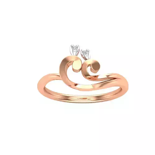 Women Wedding Engagement Ring STL OBJ FBX Renders Details