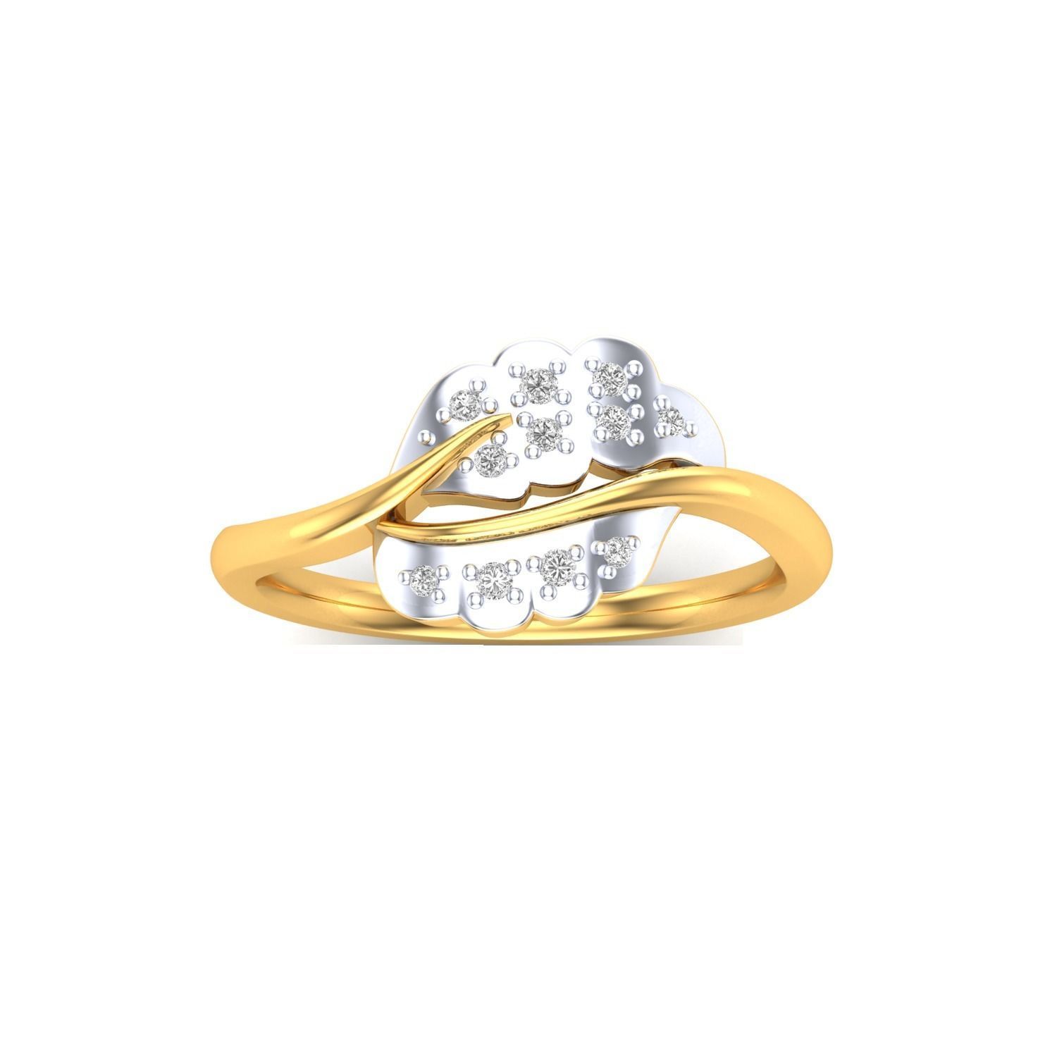Women Wedding Engagement Ring STL OBJ FBX Renders Details 3D print model_17