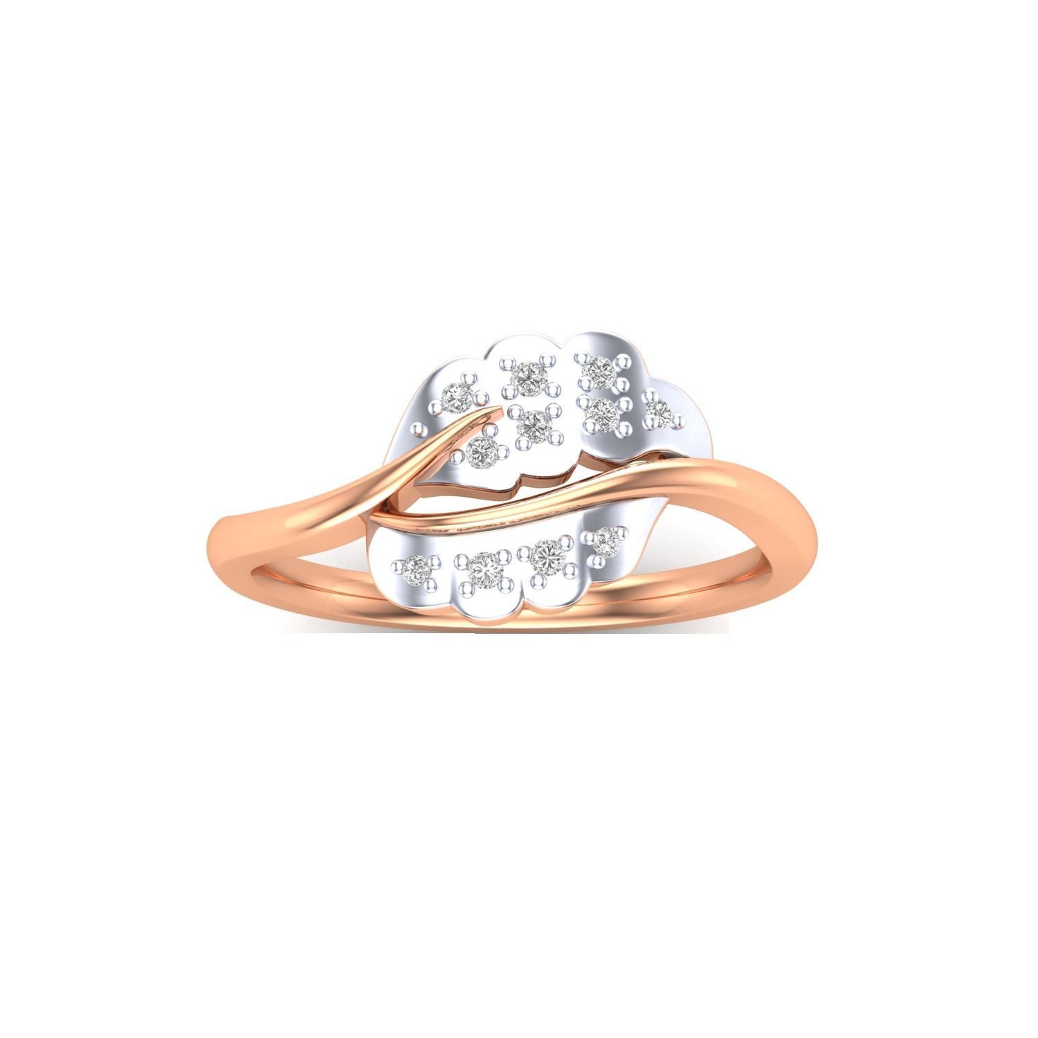 Women Wedding Engagement Ring STL OBJ FBX Renders Details 3D print model_13