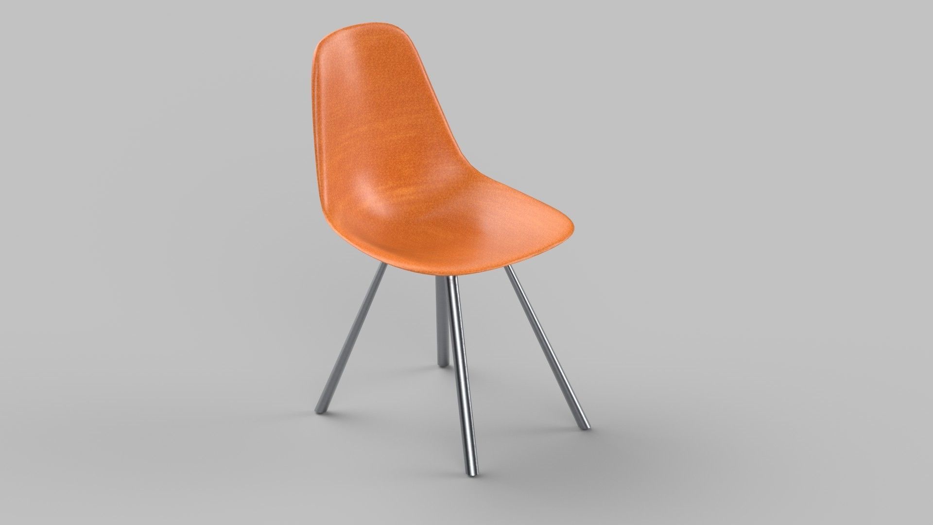 chair Low-poly 3D model_1