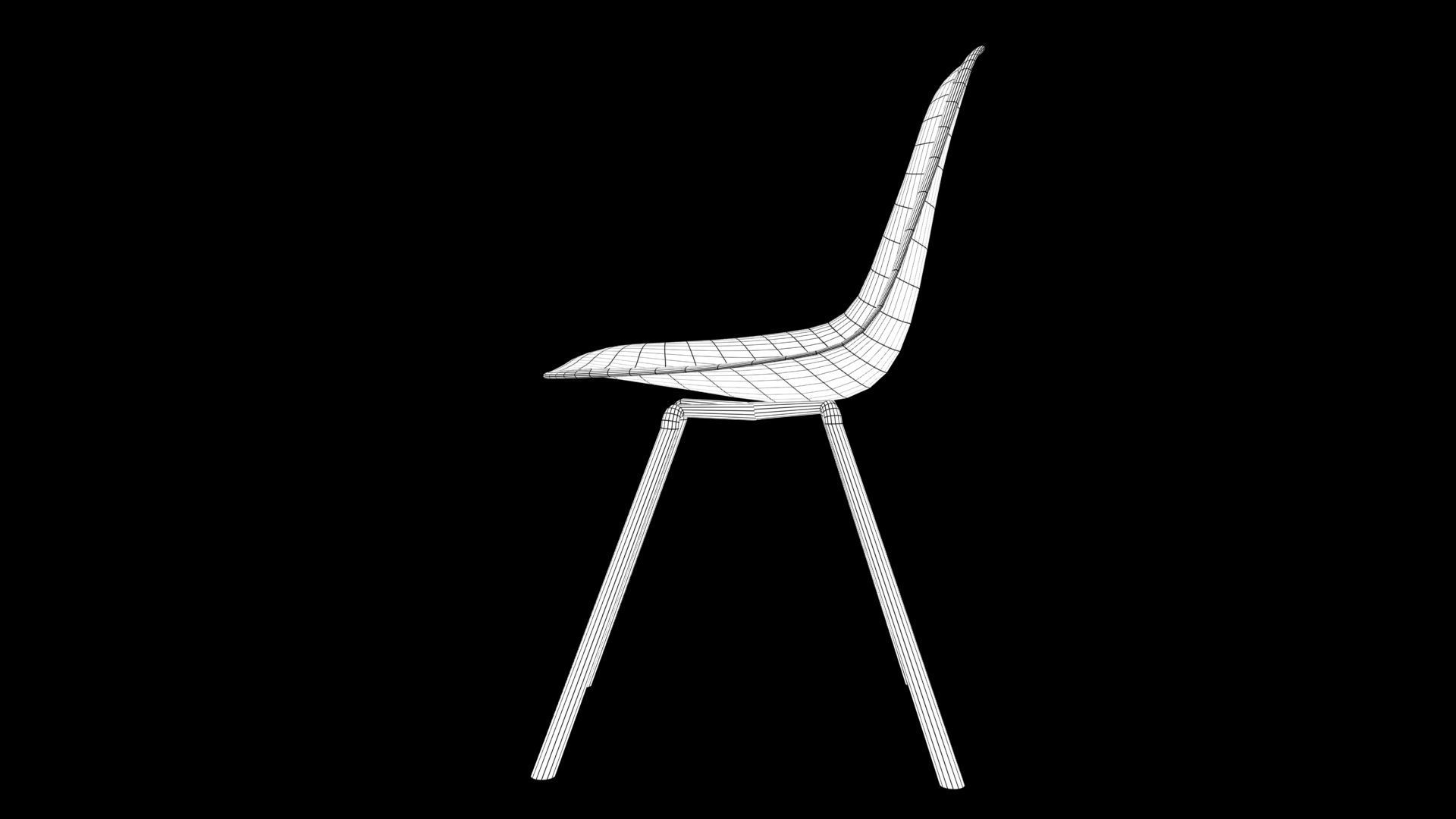 chair Low-poly 3D model_9