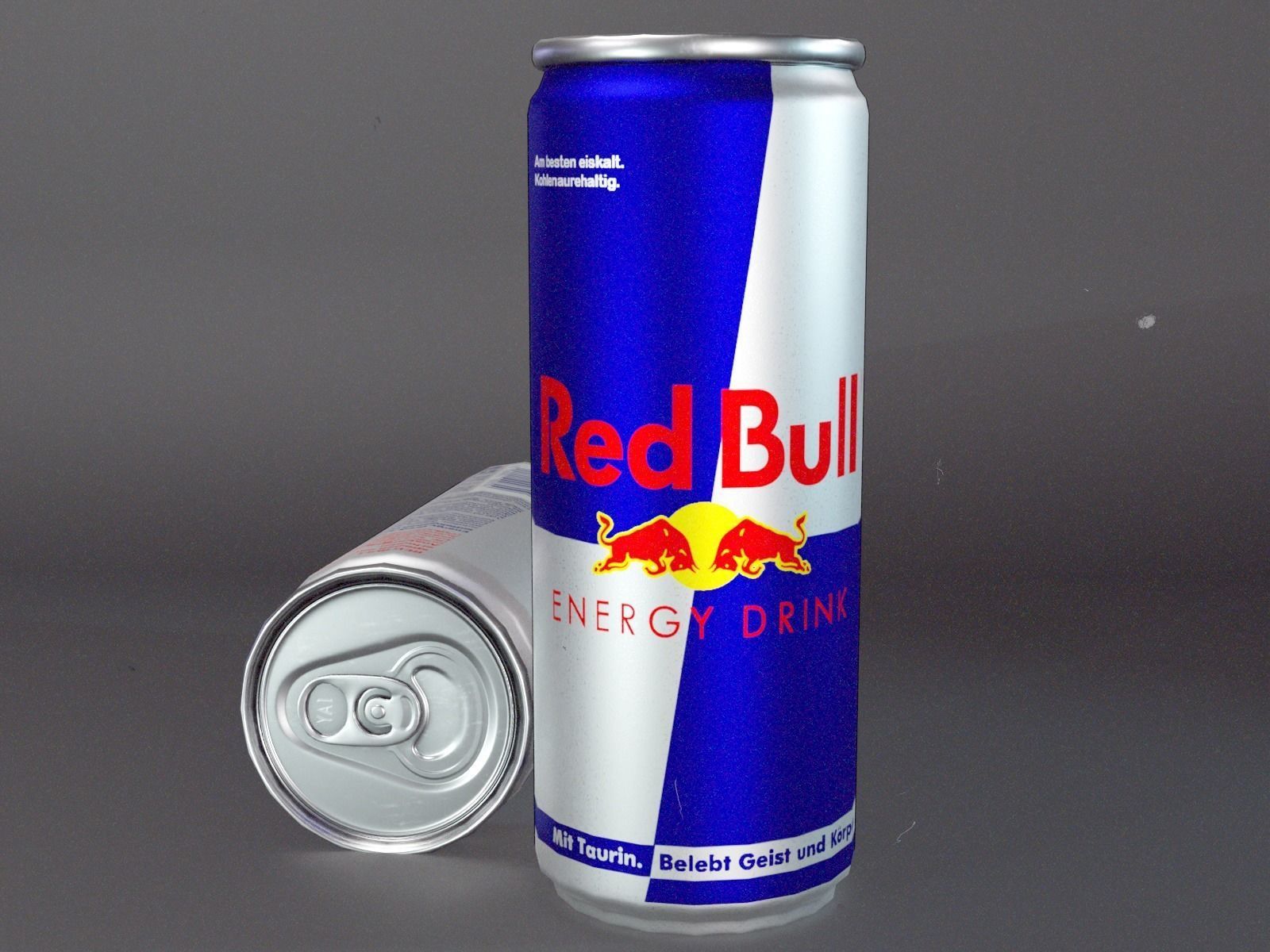 Red Bull model Low-poly 3D model_4