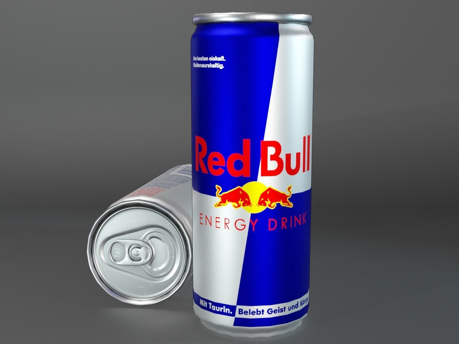 Red Bull model Low-poly 3D model_6