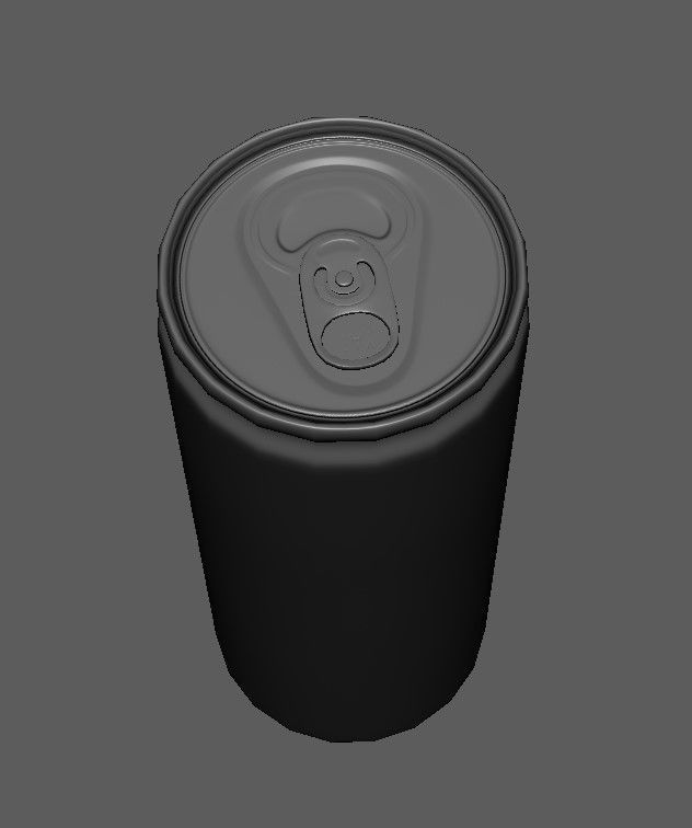 Red Bull model Low-poly 3D model_7