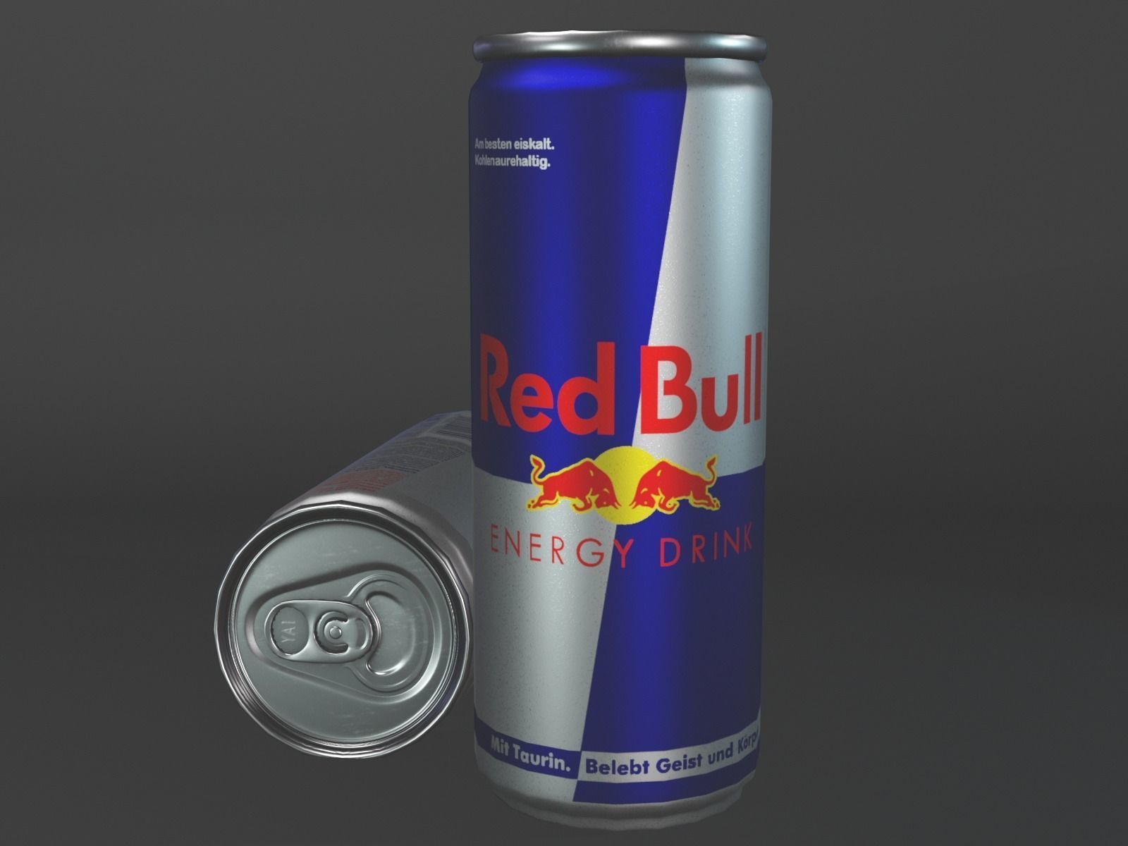 Red Bull model Low-poly 3D model_3