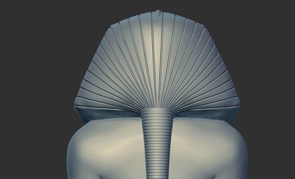 Kneeling Statue of Pharaoh Thutmose III 3d printable model 3D print model_5