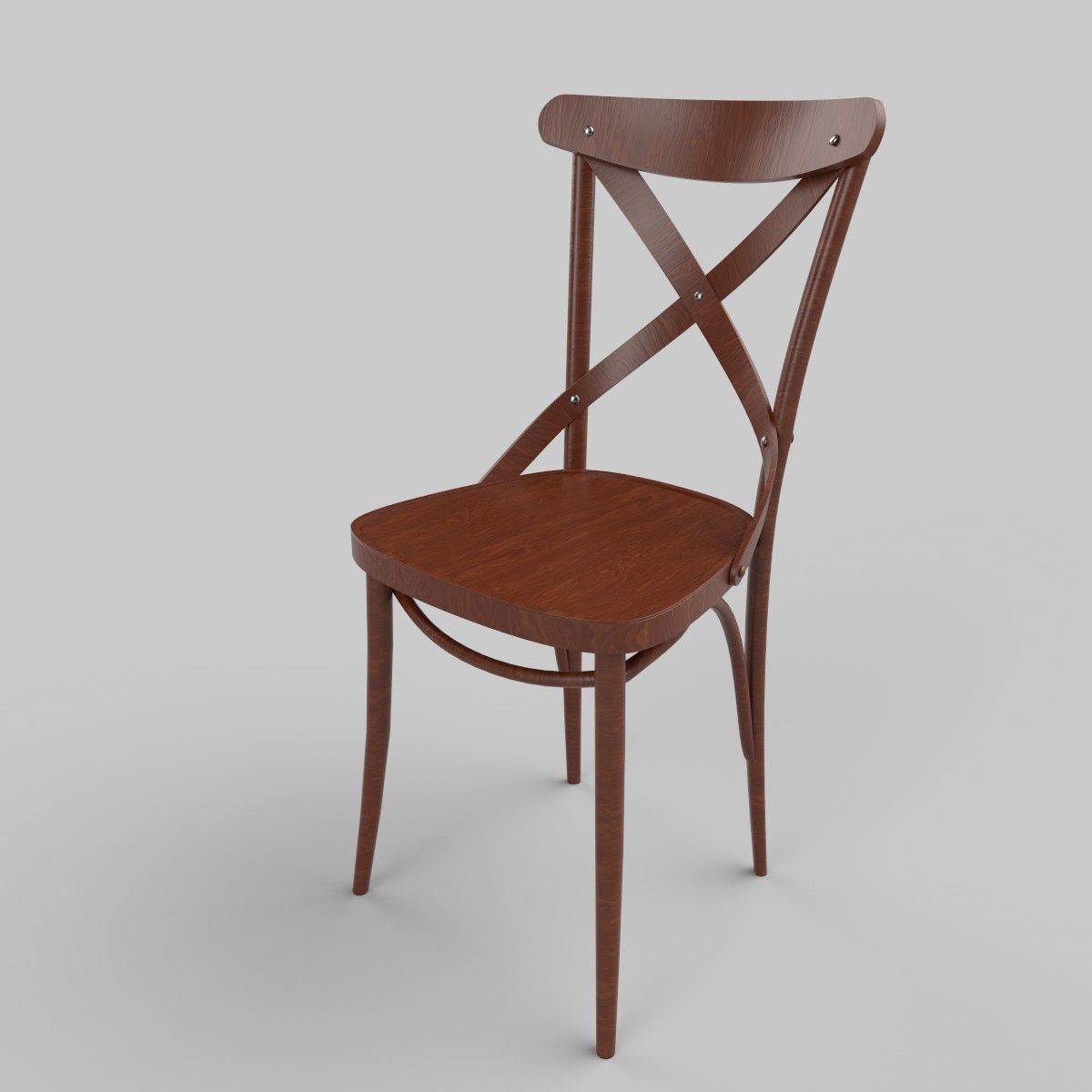 chair  Low-poly 3D model_5