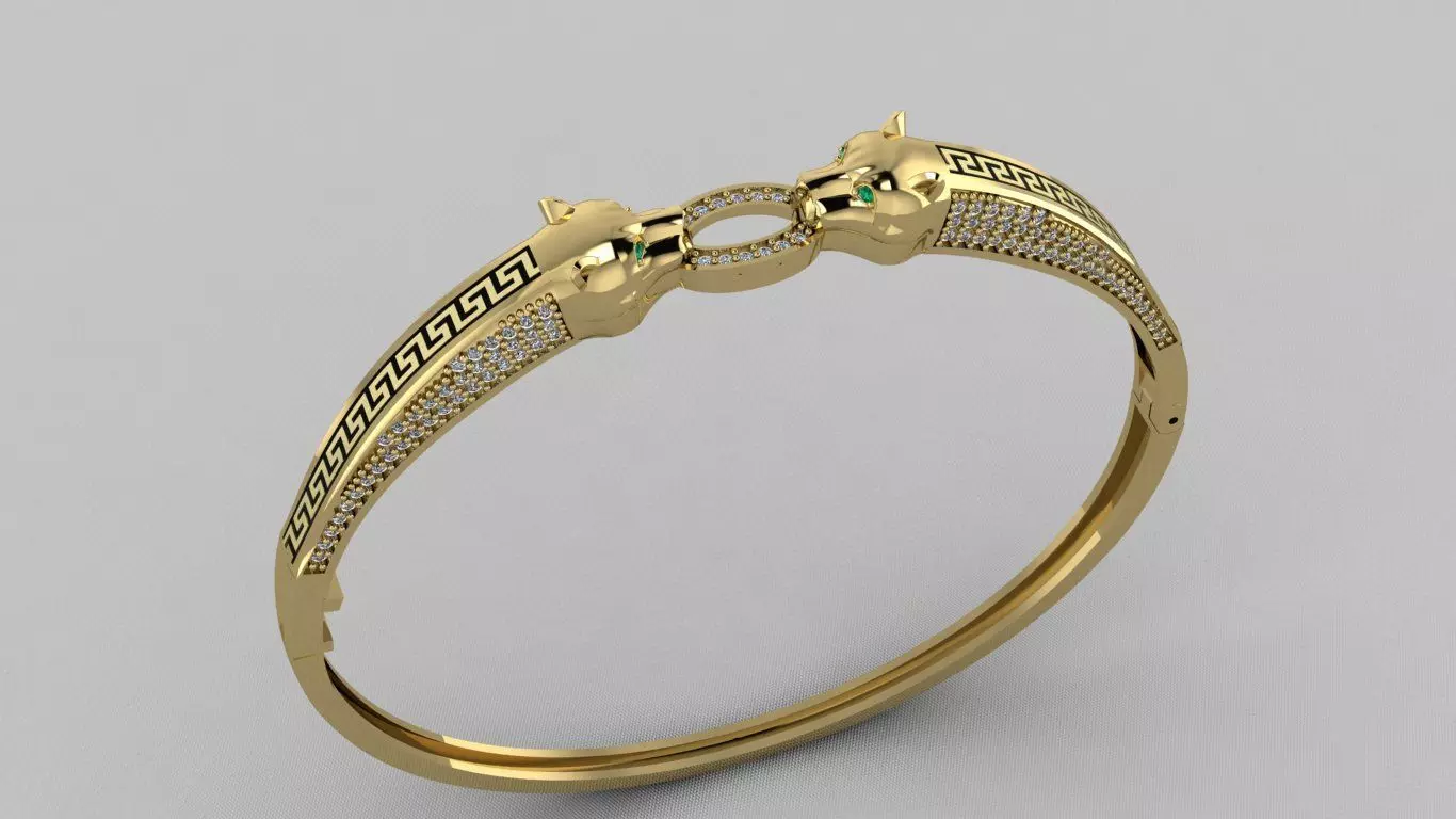 bracelet tiger MJ Studio FREE 3D print model