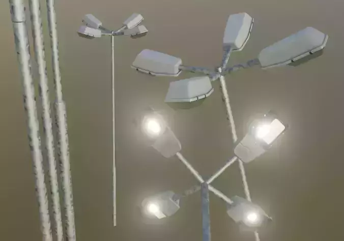 Street Light 5 Galvanized F4 M1 K0 A2 5000mm