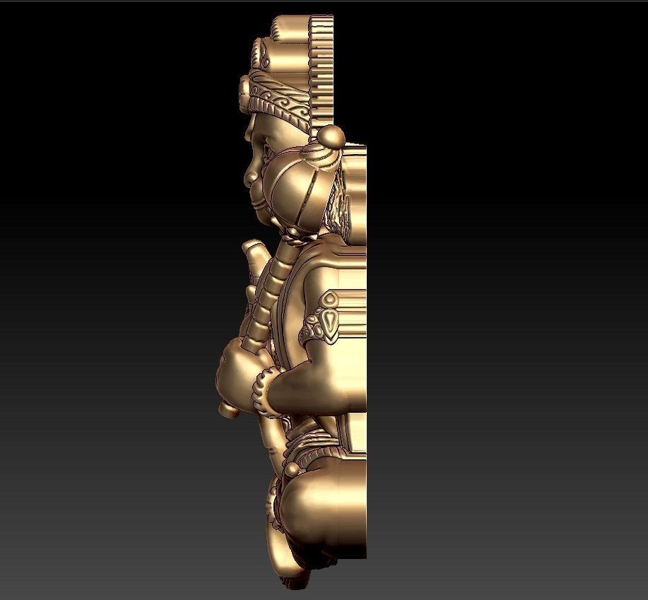 HUNUMAN PENDENT 3D print model_1