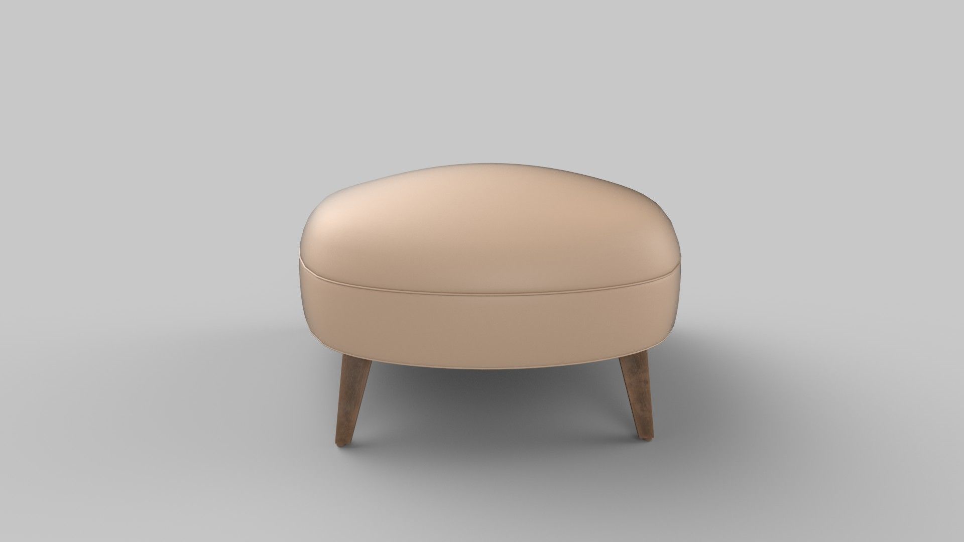 footrest Low-poly 3D model_1