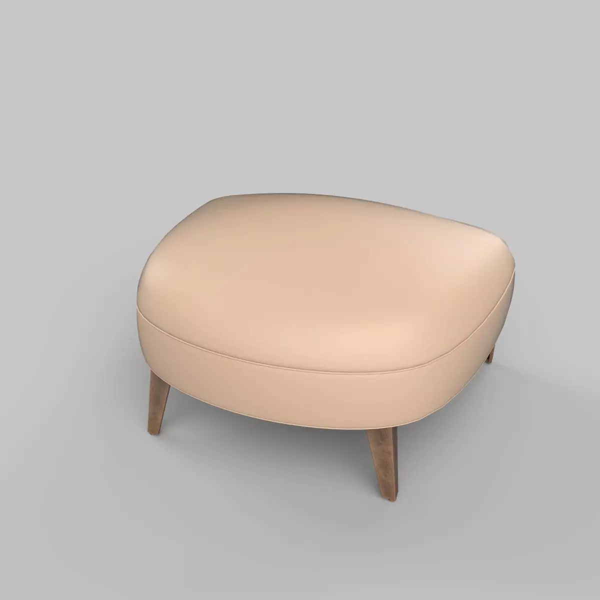 footrest Low-poly 3D model_0
