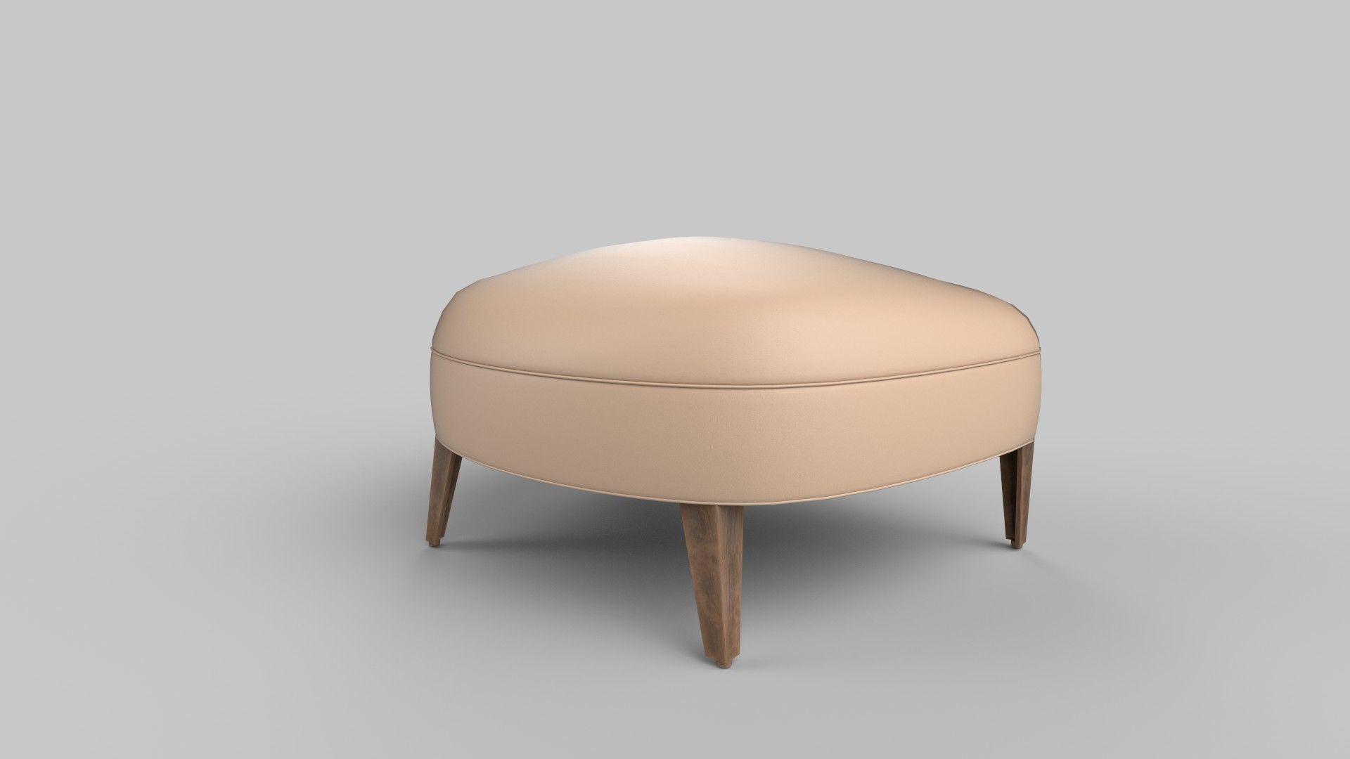 footrest Low-poly 3D model_2