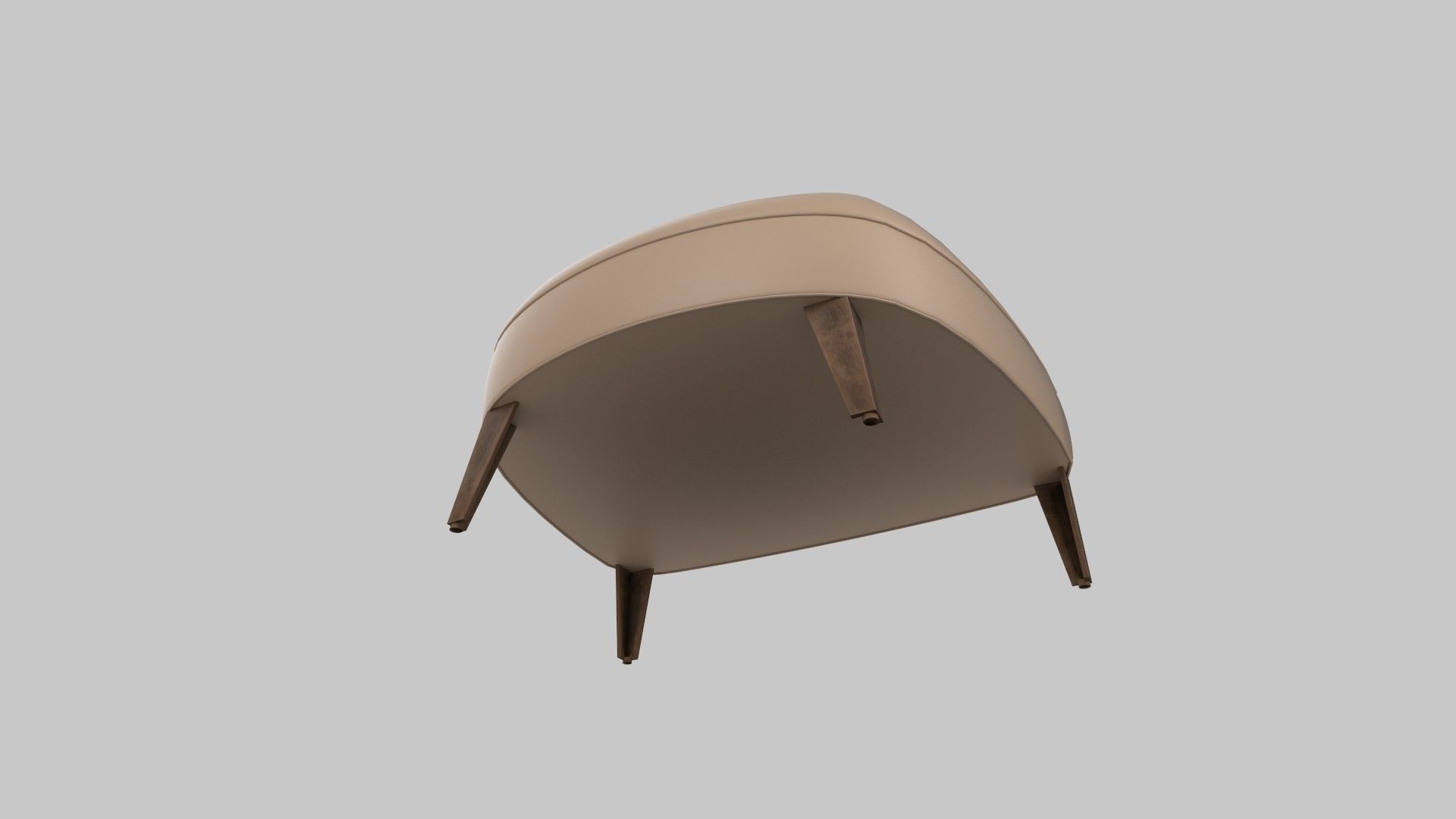 footrest Low-poly 3D model_5