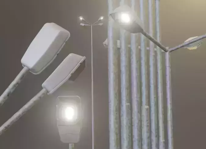 Street Light 5 Galvanized F4 M1 K0 A2 10000mm