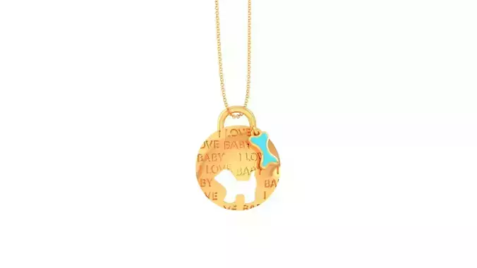 Kids Pendant - 10 3D print model