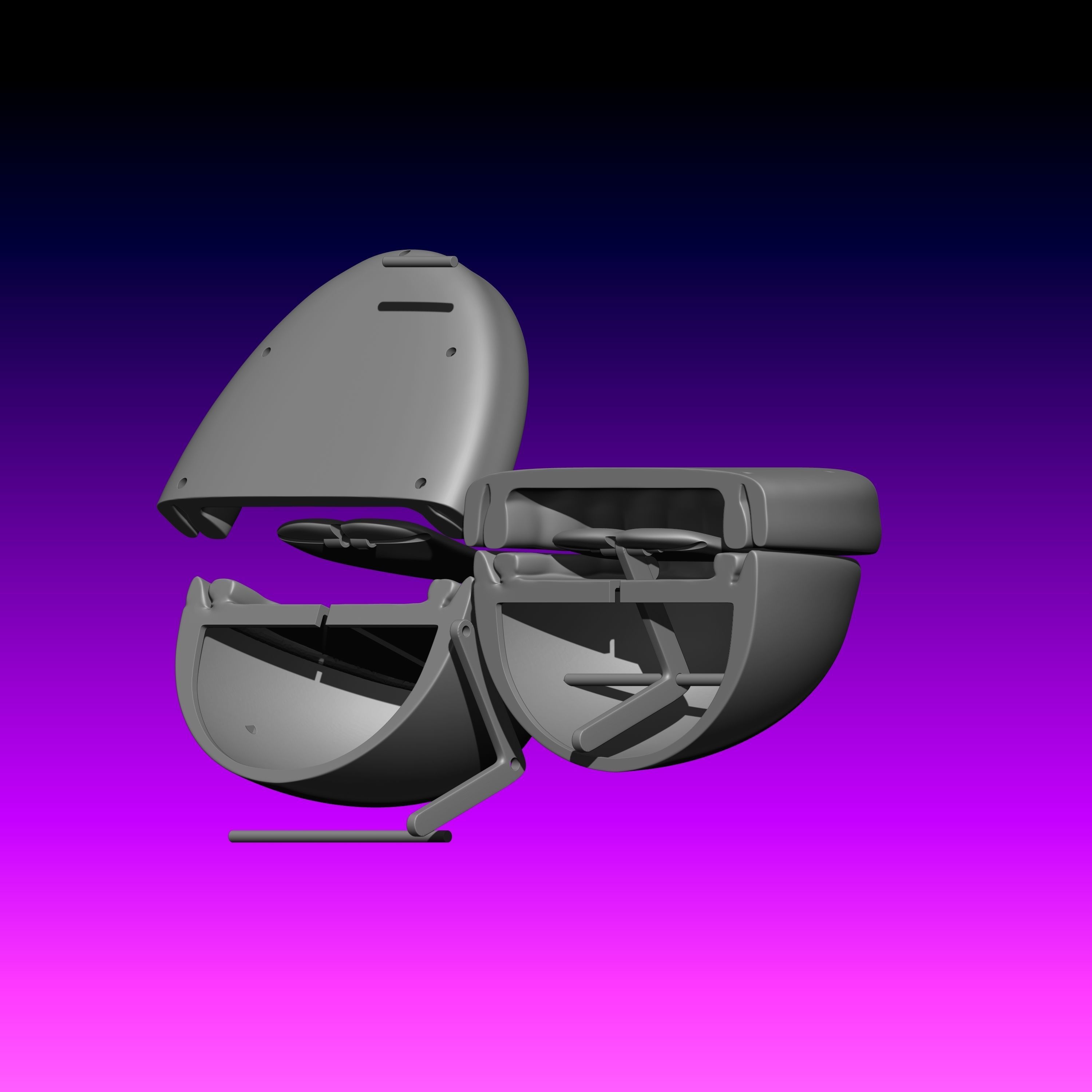 FREE BETA mecanismo de boca y lengua  ventriloquist mechanism Free 3D print model_6