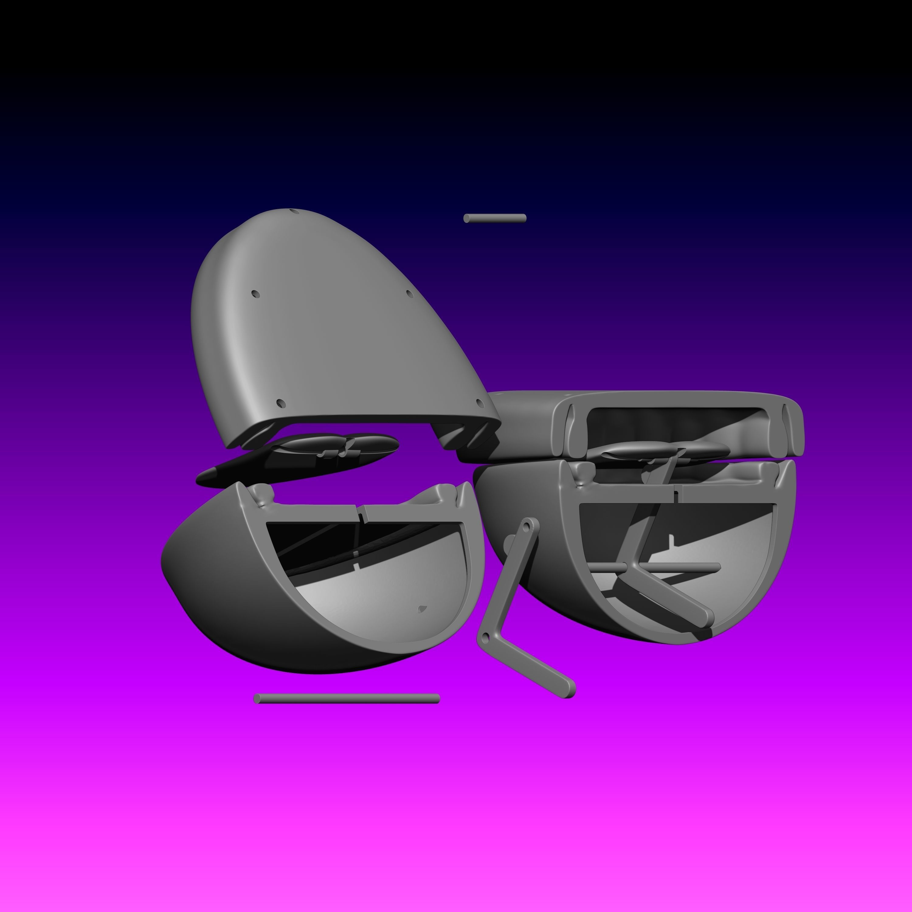 FREE BETA mecanismo de boca y lengua  ventriloquist mechanism Free 3D print model_4