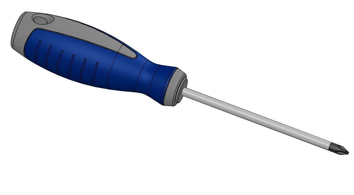 Screwdriver Philips 1 3D model_5