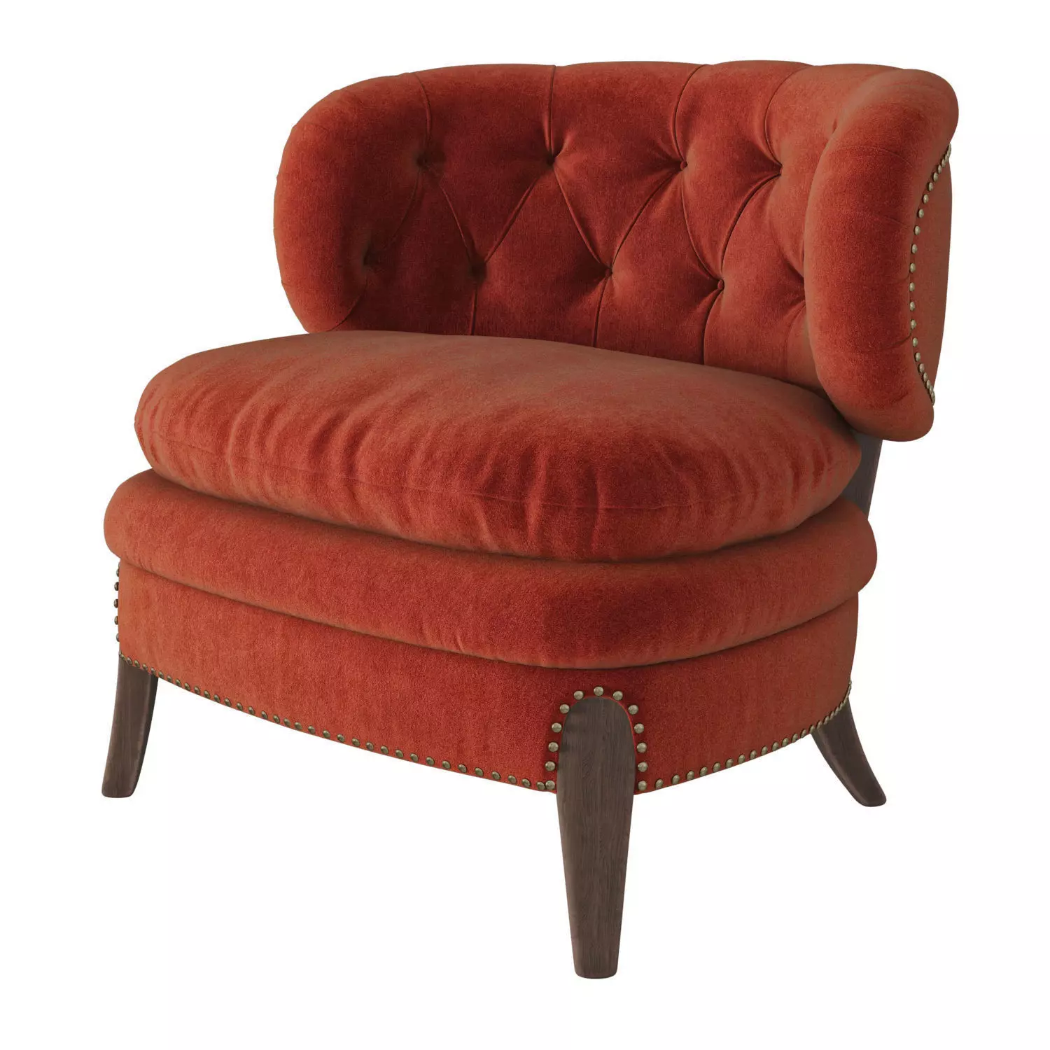 1stdibs Otto Schulz Cocktail Chair 1940s 3D model