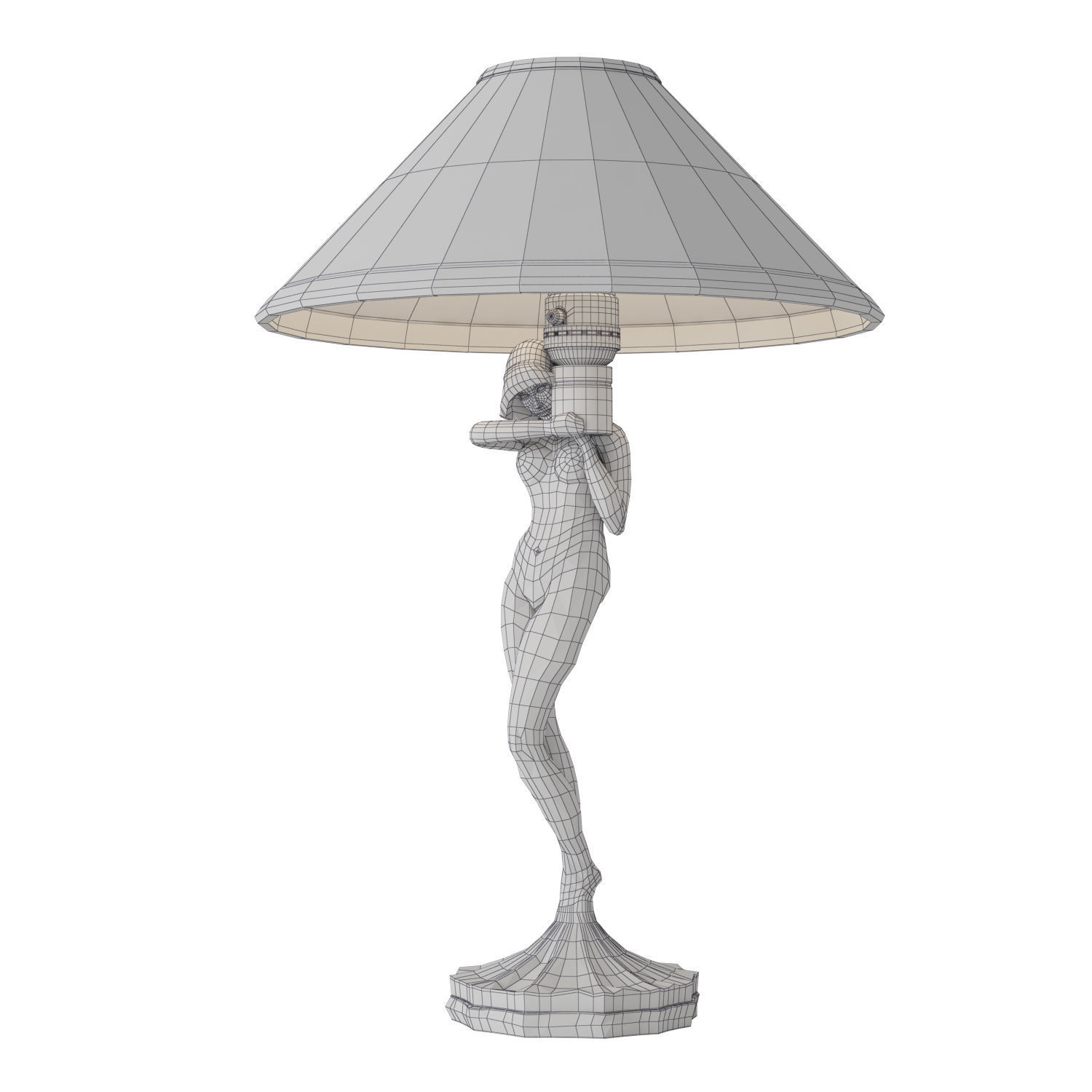 1stdibs Frankart Table Lamp L203 1922s 3D model_8