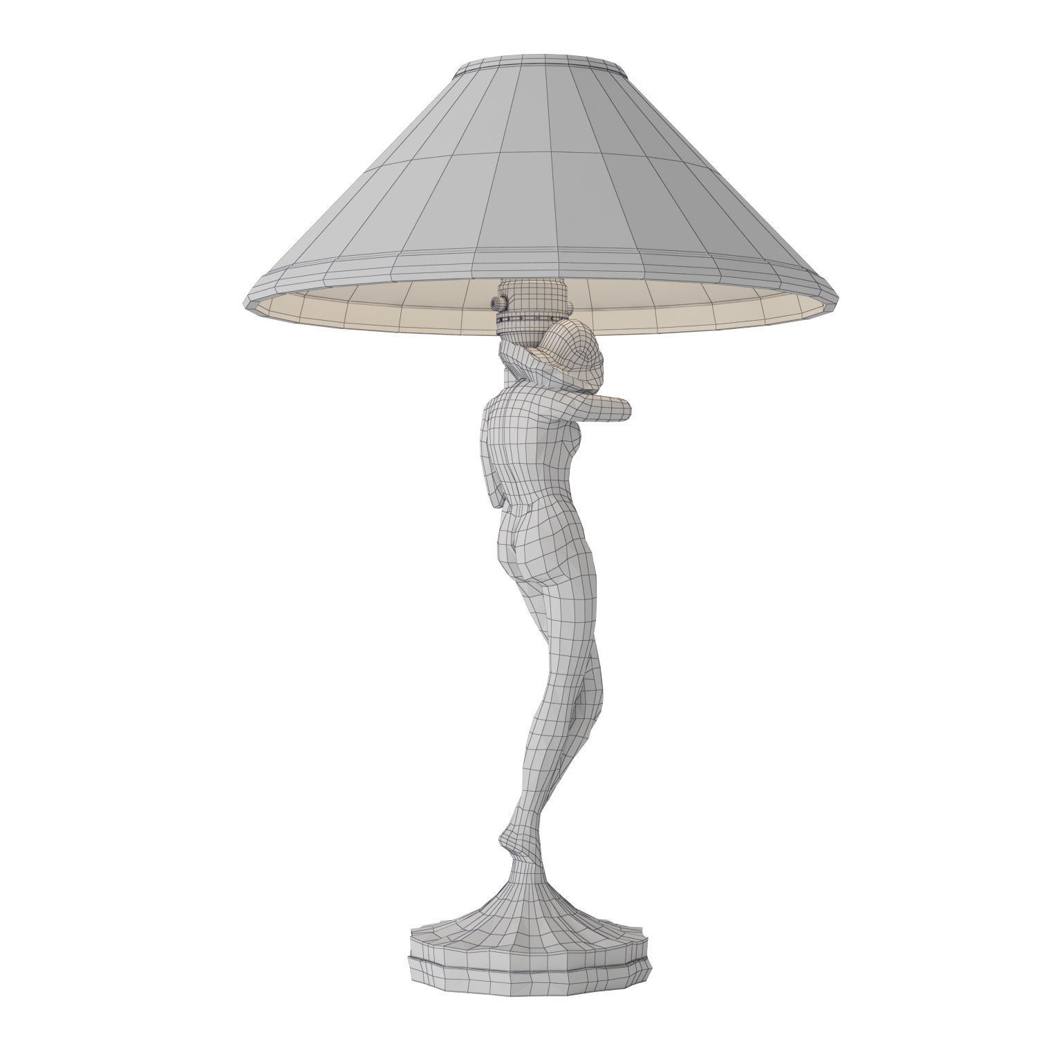 1stdibs Frankart Table Lamp L203 1922s 3D model_11