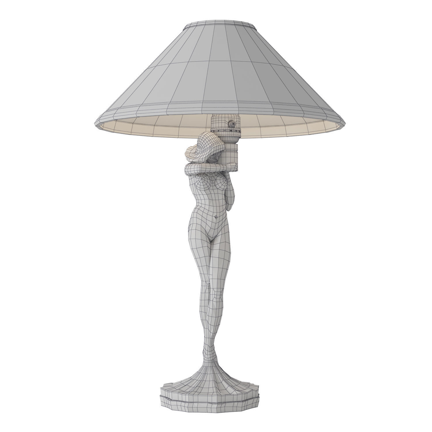 1stdibs Frankart Table Lamp L203 1922s 3D model_10