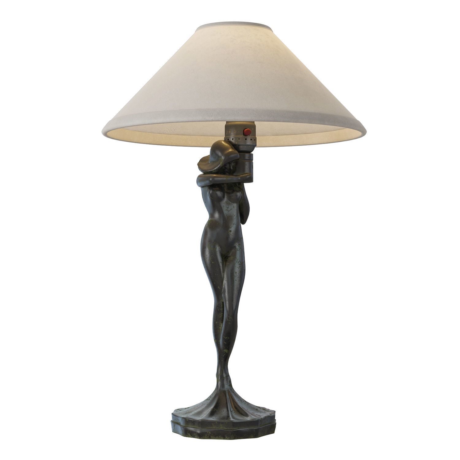 1stdibs Frankart Table Lamp L203 1922s 3D model_2