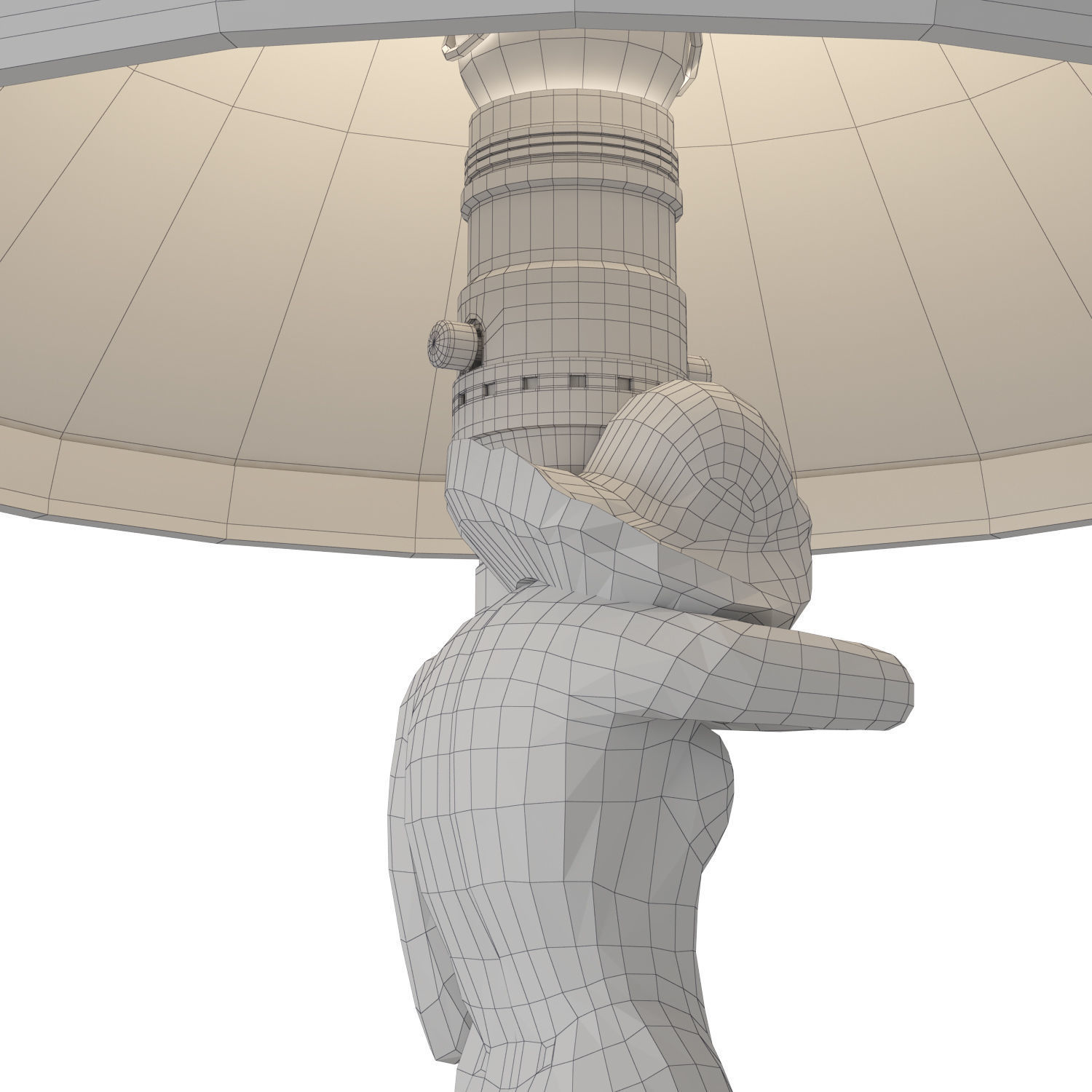 1stdibs Frankart Table Lamp L203 1922s 3D model_14