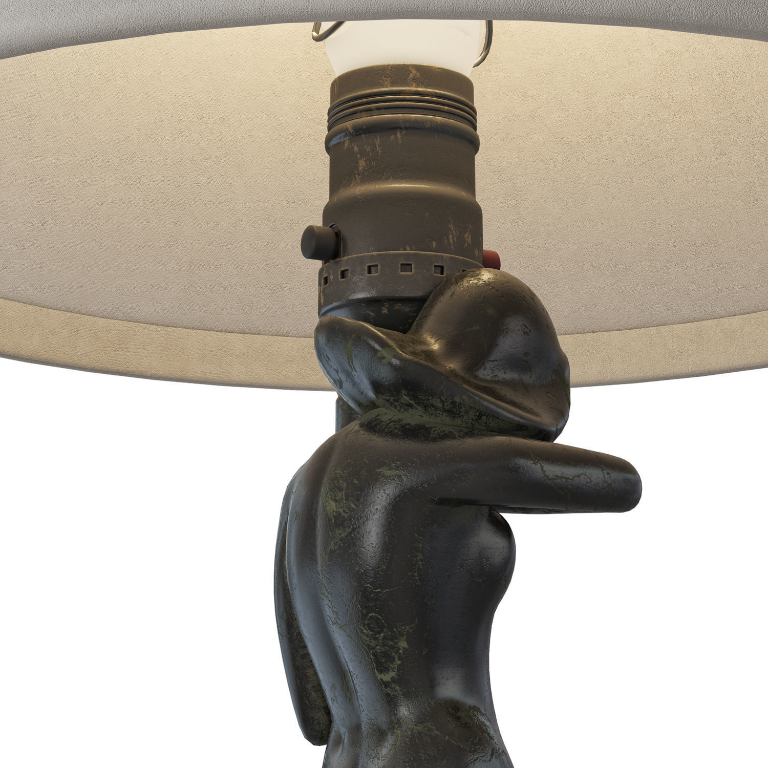 1stdibs Frankart Table Lamp L203 1922s 3D model_6