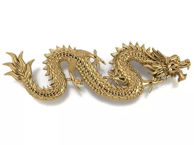 Long style Dragon 3D print model